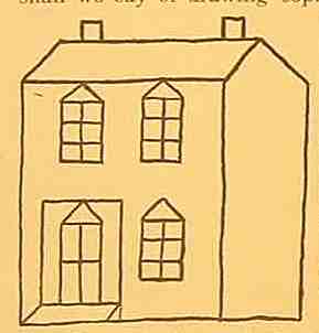 Drawing of a House Deliberately Falsified